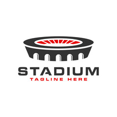 football sport stadium logo design © idealis