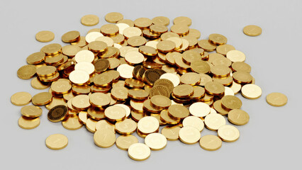 pile of gold coins