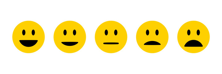 Obraz premium Smiley icon set