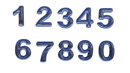 Glass alphabets number png, Glass alphabets transparent background, set of numbers