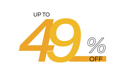 up to 49% off vector template, 49% off discount, 49 percent off discount sale background