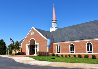 St. Thomas United Methodist Church, Manassas, VA, USA - obrazy, fototapety, plakaty
