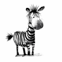 Zebra Drawing Kids Style