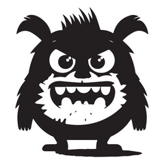 Silhouette Halloween vector illustration