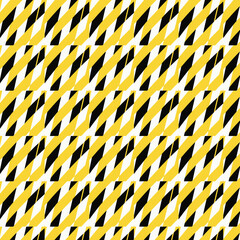 pattern in white, black, and pastel yellow