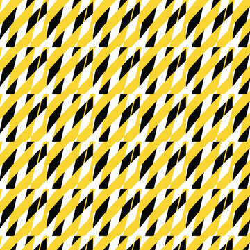 pattern in white, black, and pastel yellow