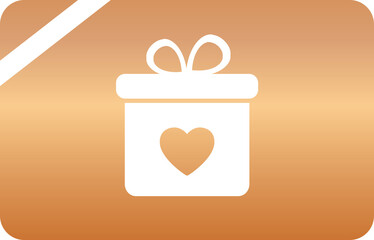 Bronze Gift Card Icon