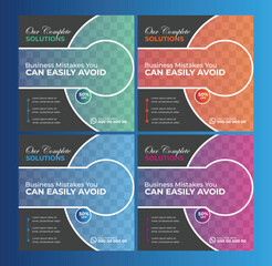 Digital Marketing Social Media Post design template Bundle