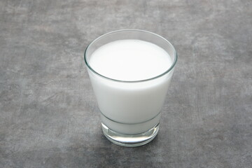 Fresh Coconut Milk on glass

