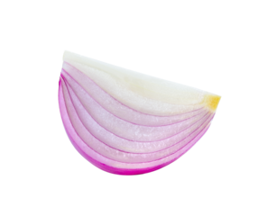 sliced red onion transparent png