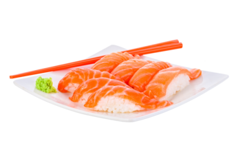 Salmon sushi transparent png