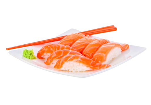 Salmon sushi transparent png