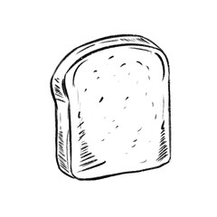 Bread Sketch, a hand drawn of bread.