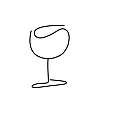 glass of wine