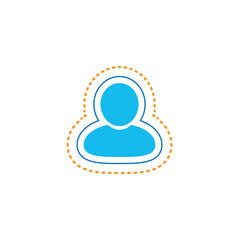 immune system icon on white background