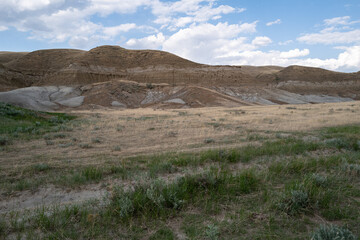 landscape with mountains and sky