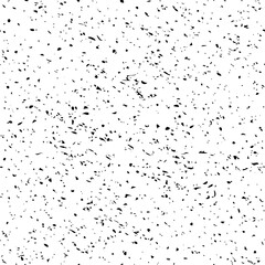 Geometric seamless black and white background. Abstract texture. Pattern with black ink splashes and stains