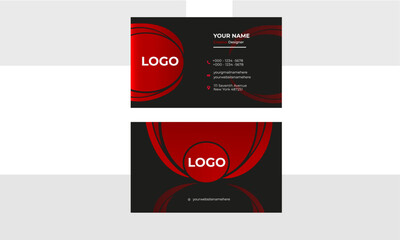 Creative Stylish Business Card Template. 