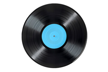 vinyl record isolated on white - obrazy, fototapety, plakaty