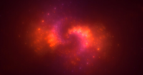 3D rendering abstract technology fractal background