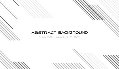 Abstract white line background vector illustration	