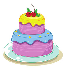 Cake Design With Background png format