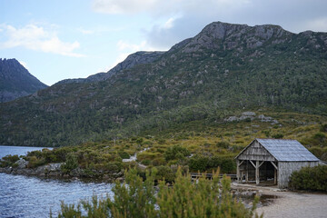 cabin in the mountains, cradle mountain