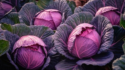 Fototapeta na wymiar cabbage in the garden created with Generative AI