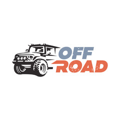 car logo off road template illustration