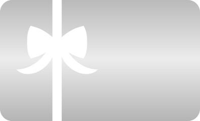 Silver Gift Card Icon