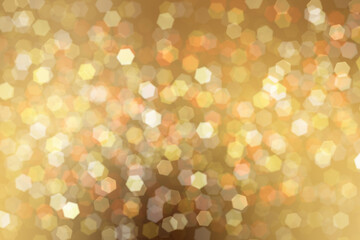 キラキラ輝くゴールド色の背景イラスト