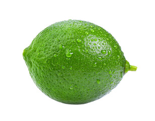 fresh lime on transparent png