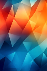 Fototapeta premium Abstract geometric background with triangle shape pattern