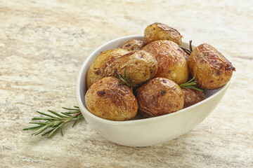 Roasted baby potato with rosemary