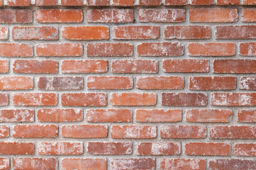 Texture and detail of a brick wall