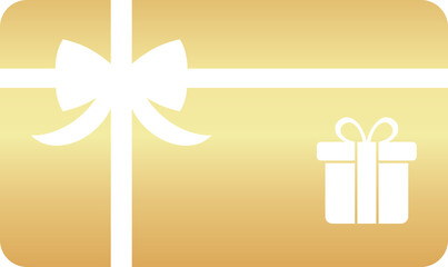 Gold Gift Card Icon