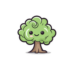 cartoon tree, tree logo.