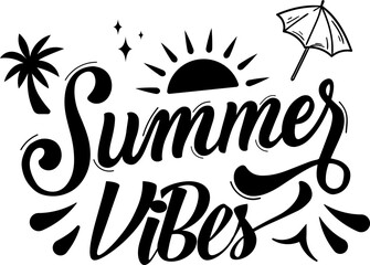 Summer Vibe T-shirt Design