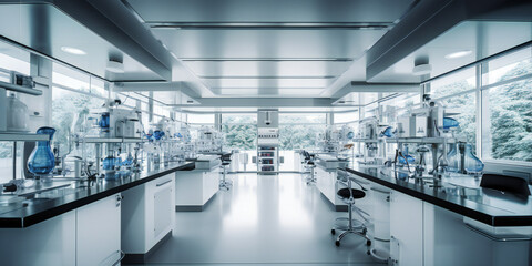 A modern laboratory, Generative AI