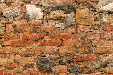 Red old brickwall texture backdrop