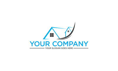 Real Estate logo concept vector.