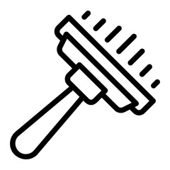 window cleaner line icon