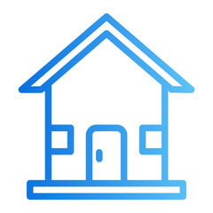house gradient icon
