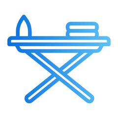 ironing board gradient icon