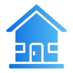 house gradient icon