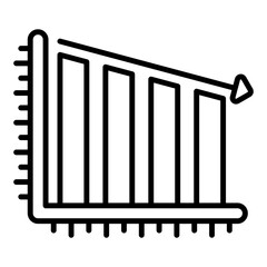 Decline Diagram Icon