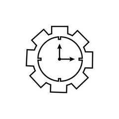 Productivity icon vector. efficiency illustration sign. result symbol or logo.