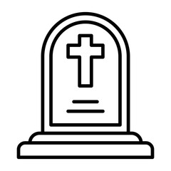 Fototapeta premium Cemetery Icon