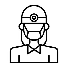 Female Dentist Icon