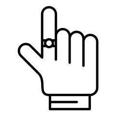 Ring in Hand Icon